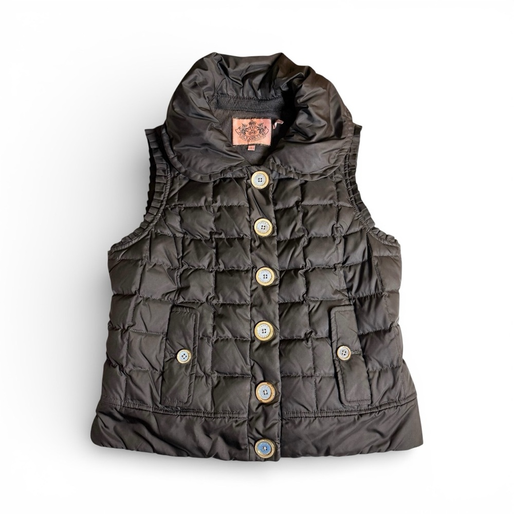 Juicy Couture Black Puffer Vest